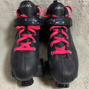 Black GTX-500 Quad Roller Skates